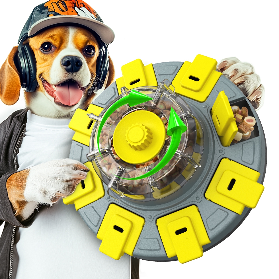 智慧猎犬 宠物益智玩具 智慧幸运转盘 