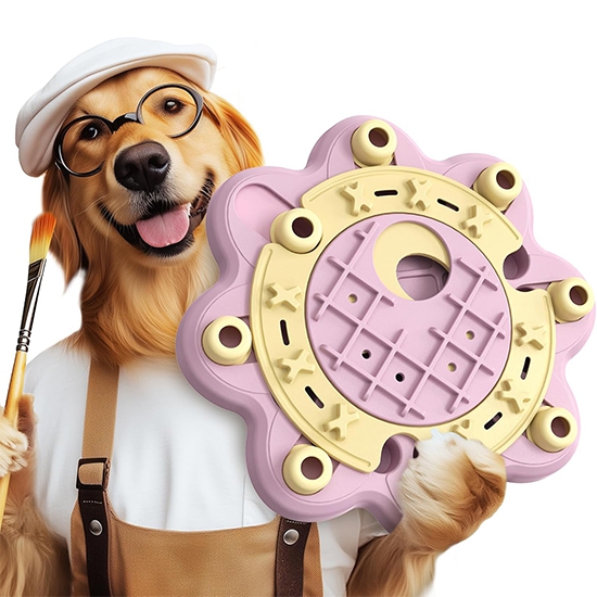 智慧猎犬 宠物益智玩具 智趣向日葵 